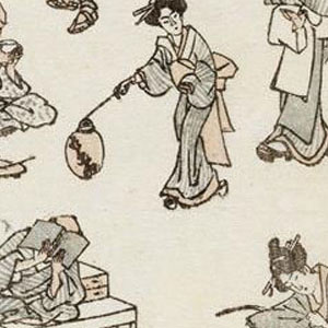 Gli Hokusai manga nascono come manuali di pittura indirizzati a soddisfare le velleità artistiche di una cerchia molto ampia di aspiranti pittori e compratori casuali. Raccolti in quindici volumi composti da circa quattromila tavole differenti, essi rappresentano un’enciclopedia eterogenea e panoramica della vita, della storia, delle leggende e della civiltà materiale dell’Estremo Oriente attraverso ritratti, scene corali, immagini religiose e mitologiche, paesaggi, disegni tecnici e da manuale di pittura, alberi, animali e moltissime caricature.