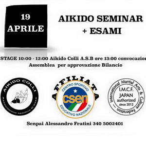 Colli del Tronto Special Keiko Aikido del 19-04-2015

Aikido Seminar +Esami
M° Alessandro Fratini
